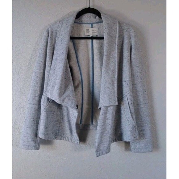 Anthropologie Saturday Sunday Jacket SZ XS Gray Casual Button Cardigan Jacket - Picture 2 of 9